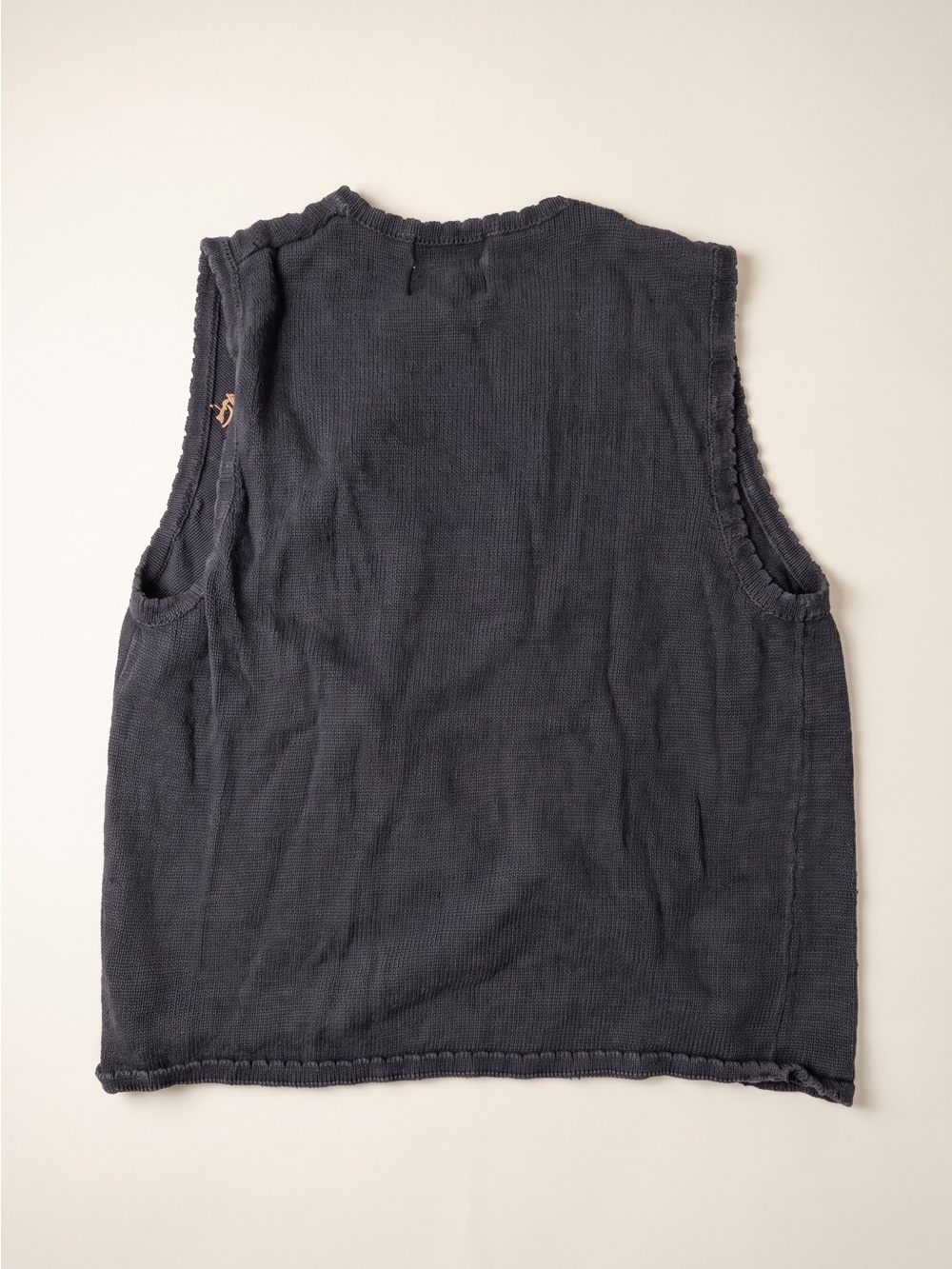 croft & barrow Black Embroidered Floral Button-Front Women's Vest - Picture 2 of 6